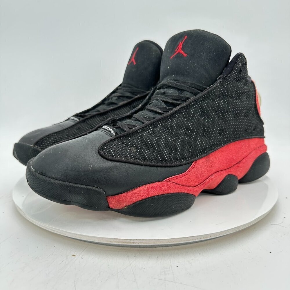 Nike Air Jordan 13 Retro Bred Men Size 11.5 414571-004 Red Black Training Shoes